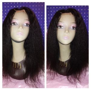 18" 100% Brazilian wet n curly human hair wig